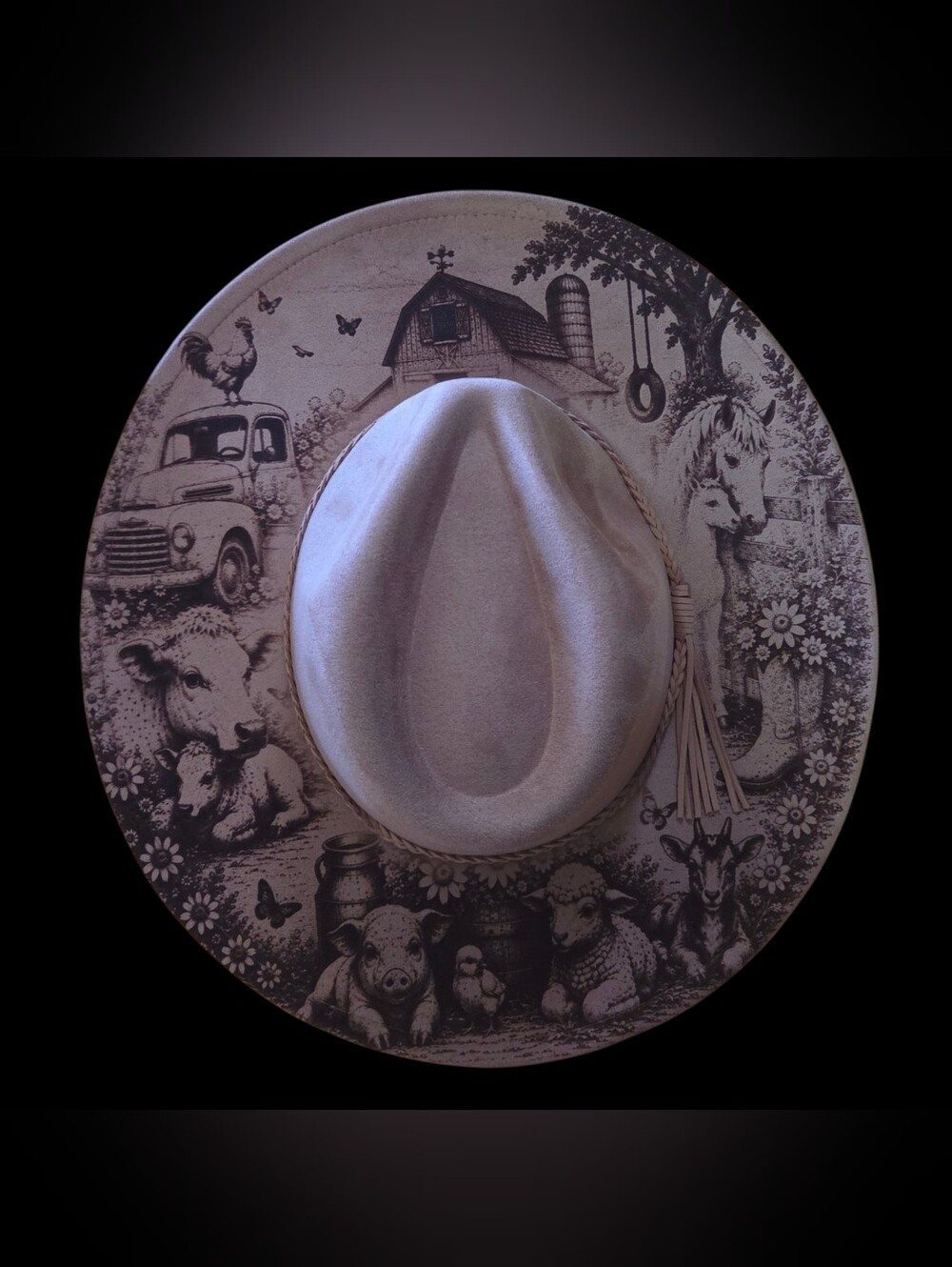 Engraved Hat-Premium Vegan Suede-Adjustable Unisex